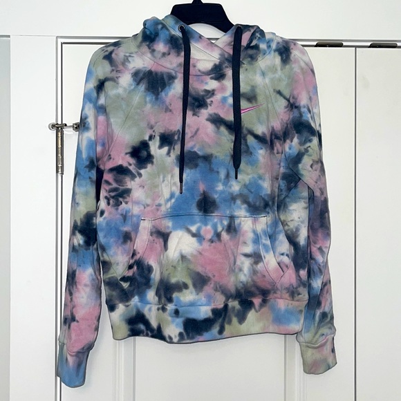 Nike Tops Custom Made And Tie Dyed Nike Hoodie Vintage Size Medium Poshmark
